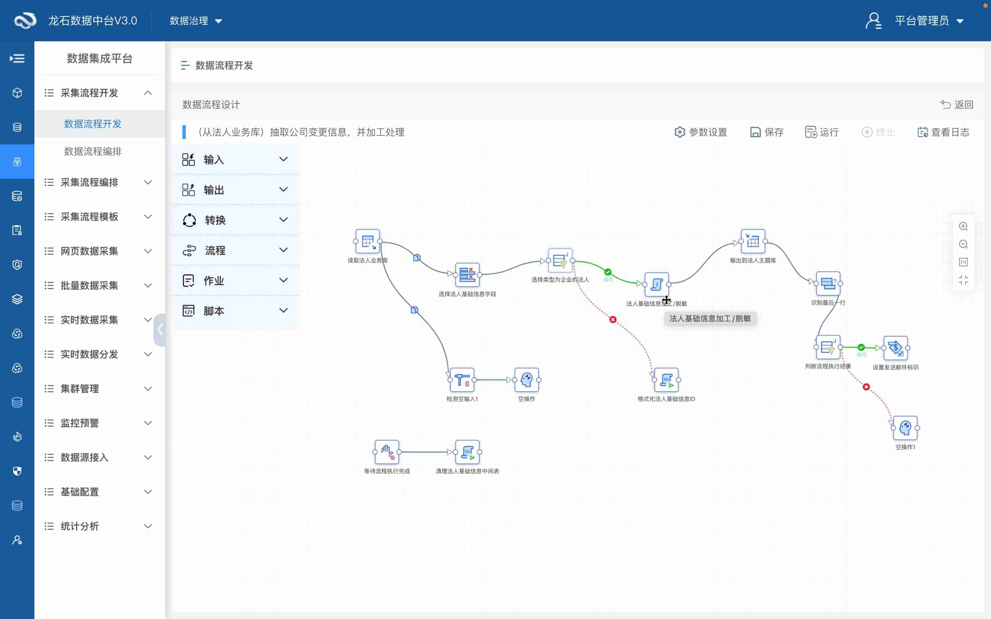 数据驱动，智能决策 龙石数据中台产品演示聚焦数据处理